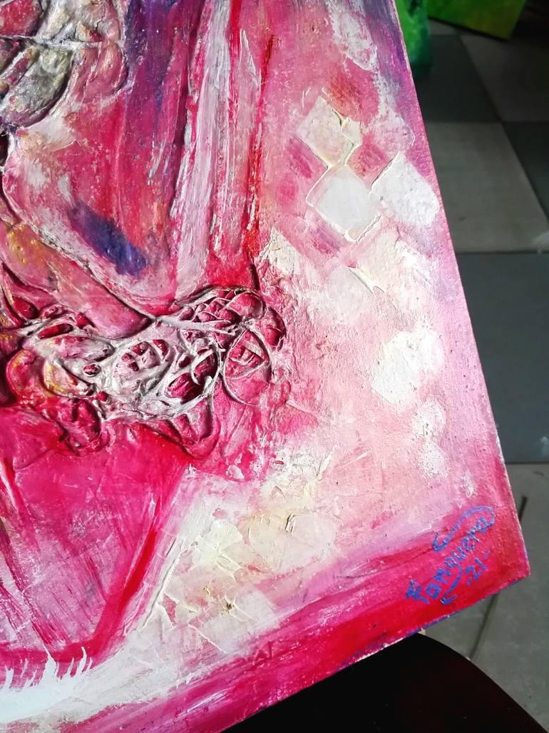 Original Abstract Collage by Guèdègo Raymond Fandegla