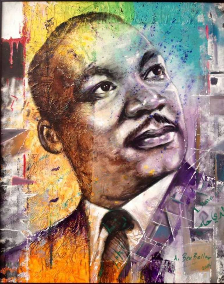 martin luther king painting by Benbella Painting by amin mestour ...