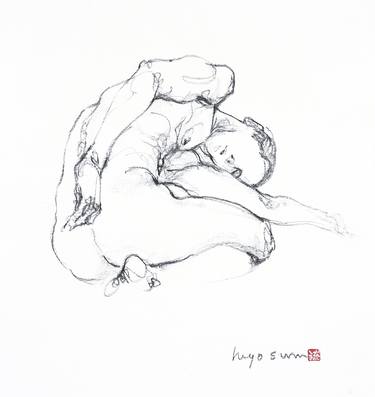 Print of Figurative Body Drawings by Hyoseon Park