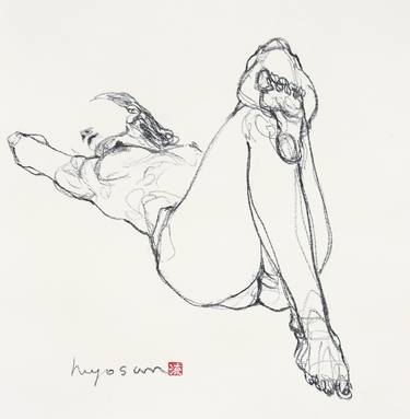 Print of Figurative Body Drawings by Hyoseon Park