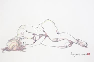 Print of Figurative Body Drawings by Hyoseon Park