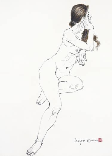 Print of Figurative Body Drawings by Hyoseon Park