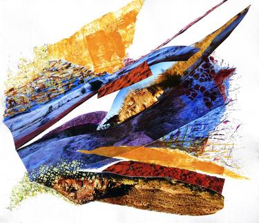 Original Contemporary Abstract Collage by Nel ten Wolde