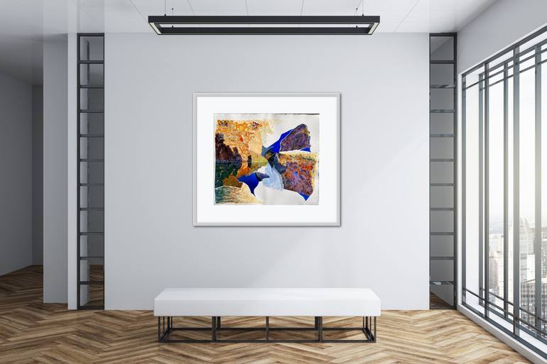 Original Contemporary Abstract Collage by Nel ten Wolde