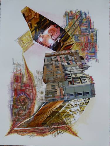 Original Architecture Collage by Nel ten Wolde