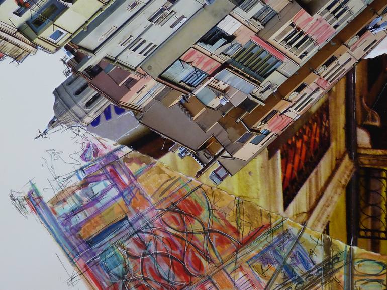 Original Abstract Architecture Collage by Nel ten Wolde