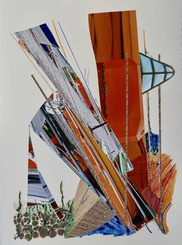 Original Modern Abstract Collage by Nel ten Wolde
