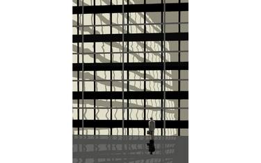 Original Figurative Architecture Printmaking by Marcel Ceuppens