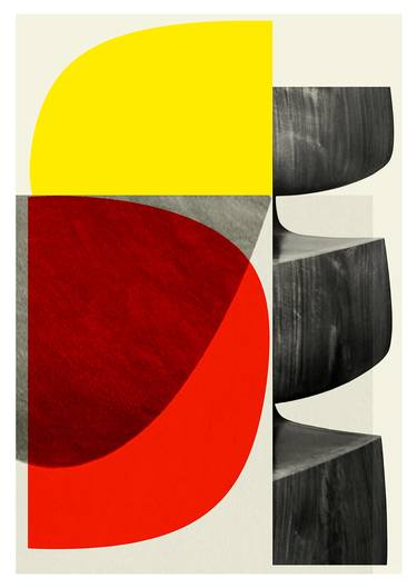 Saatchi Art Artist Marcel Ceuppens; Printmaking, “Composition 19/02 (2020) - Limited Edition of 50” #art