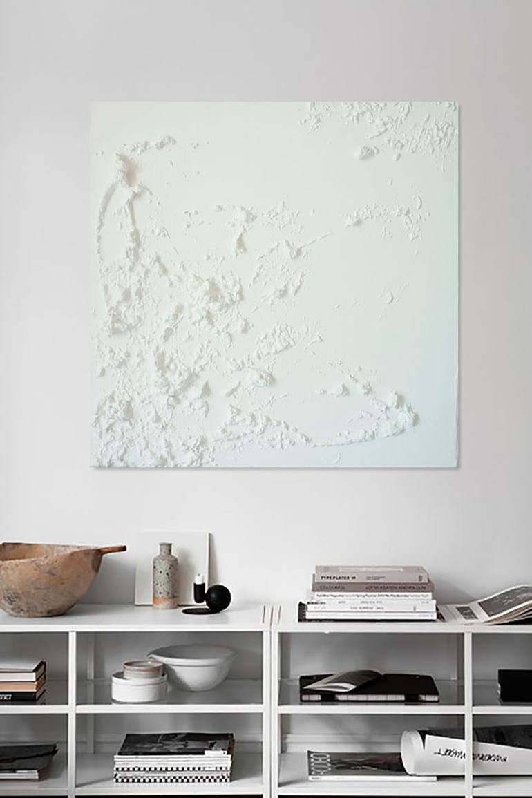 Original Minimalism Abstract Painting by Christine Jassaud