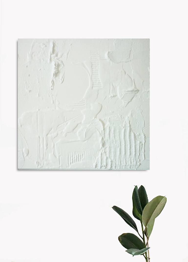 Original Minimalism Abstract Painting by Christine Jassaud