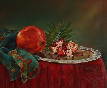 still  life  with  pomegranate  and palm  branch thumb