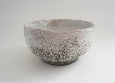 White Raku Bowl thumb