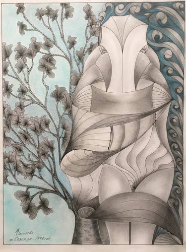 Print of Abstract Still Life Drawings by Nadia Vasileva