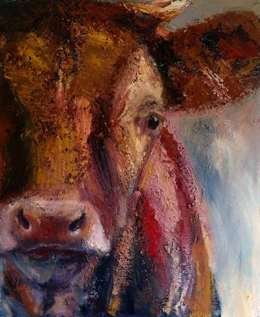 Dutch Cow in brown and red thumb