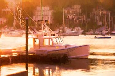Sunny Morning at Gloucester Harbor - Limited Edition 1 of 30 thumb