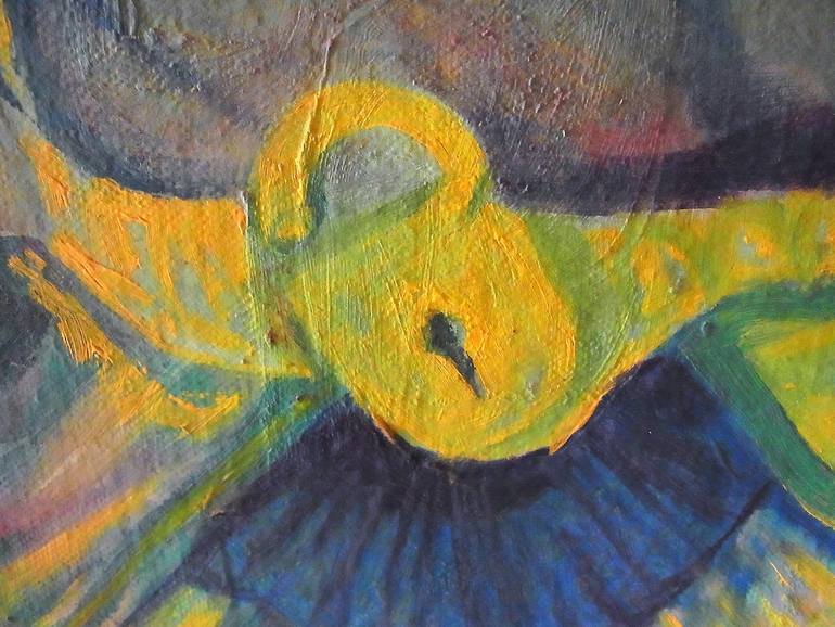 Original Art Deco Abstract Painting by Thampoo Jacob