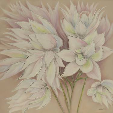 Print of Fine Art Floral Paintings by Jacqueline Bekker