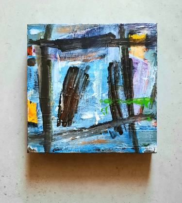 Original Abstract Expressionism Abstract Painting by Robert Andrews