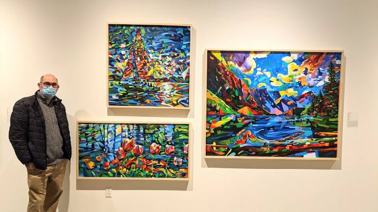 Original Abstract Painting by David Heatwole