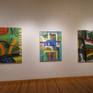 At the opening of recent show at Woodstock Artist's Association and Museum