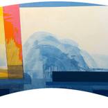 Fan Shaped Painting No 2 2021 by Chris Engel