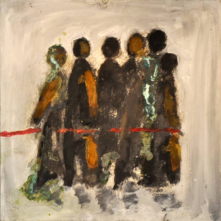 Original Figurative People Painting by Petra Bäuerle