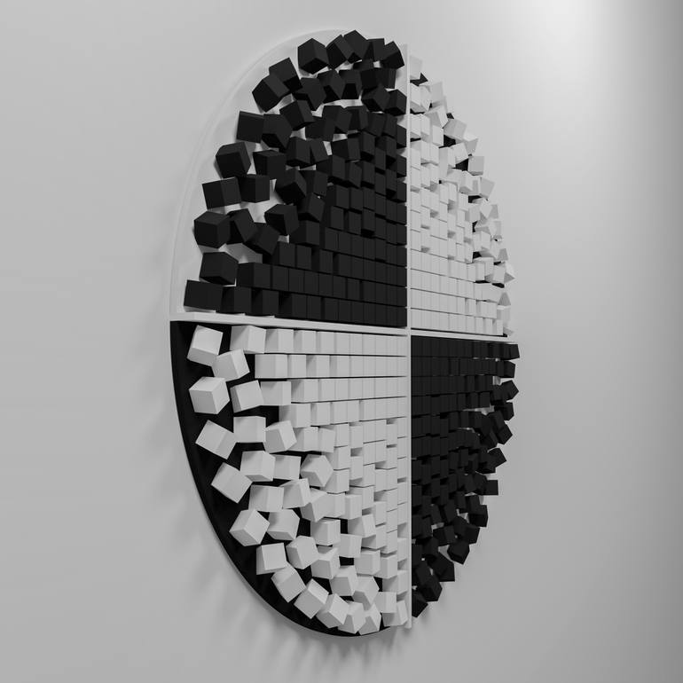 Original Abstract Geometric Sculpture by Andrij Savchuk