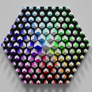 Colorful hexagon thumb