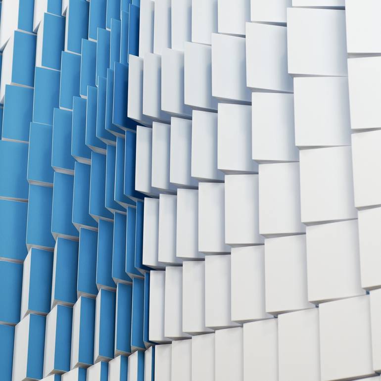Original Abstract Geometric Sculpture by Andrij Savchuk