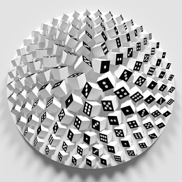 Original Abstract Geometric Sculpture by Andrij Savchuk
