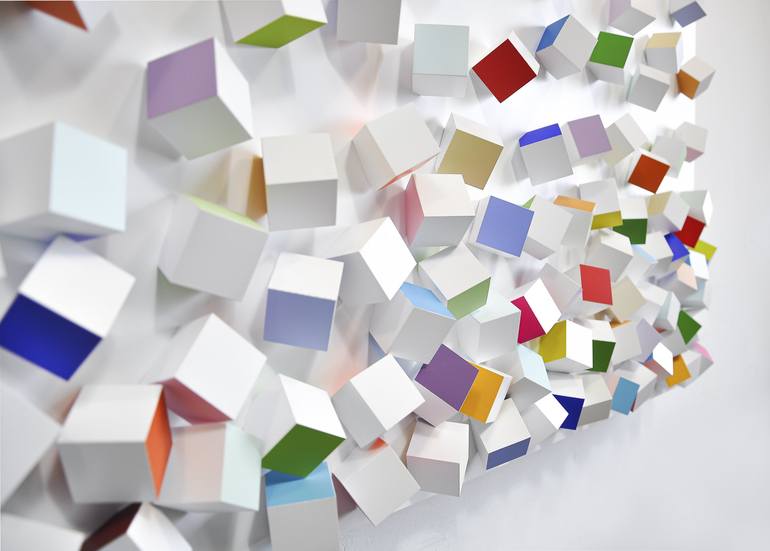 Original Abstract Geometric Sculpture by Andrij Savchuk