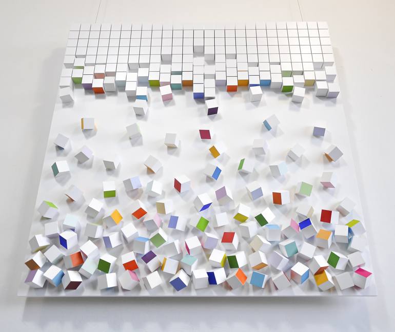 Original Abstract Geometric Sculpture by Andrij Savchuk
