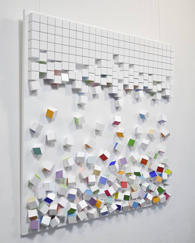 Original Abstract Geometric Sculpture by Andrij Savchuk
