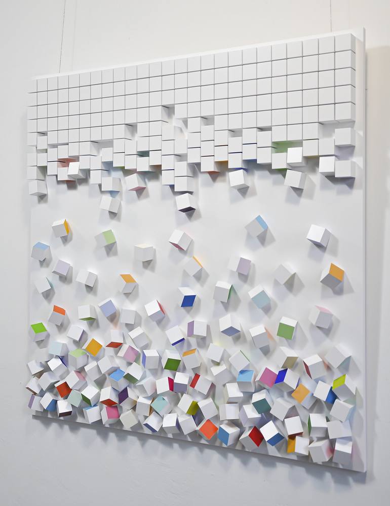 Original Abstract Geometric Sculpture by Andrij Savchuk