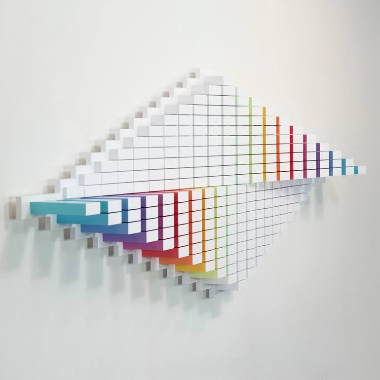Original Abstract Geometric Sculpture by Andrij Savchuk