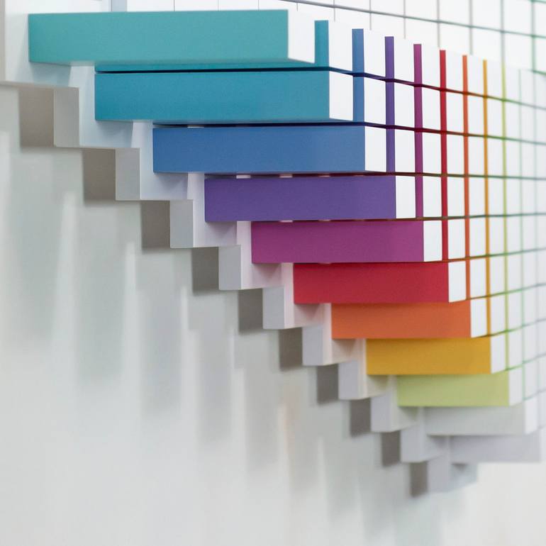 Original Abstract Geometric Sculpture by Andrij Savchuk