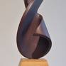 sculpture, wood, contemporary, colour, Violet, modern, minimalism, minimal, dynamics, carving, design, interior