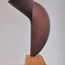 sculpture, wood, contemporary, colour, Violet, modern, minimalism, minimal, dynamics, carving, design, interior