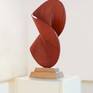 From a series of "deformations" limited edition 2 of 3
The main idea of this sculpture is deformation of a circle .I created a new form based on the shape of a circle .