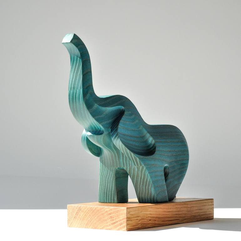Original Abstract Animal Sculpture by Andrij Savchuk