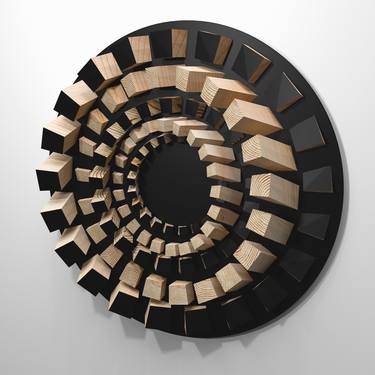 Print of Abstract Wall Sculpture by Andrij Savchuk