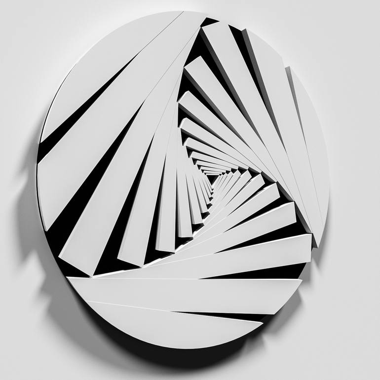 Original Abstract Geometric Sculpture by Andrij Savchuk