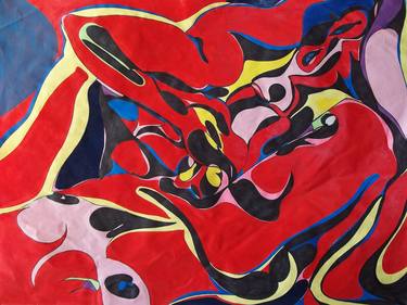 Original Abstract Paintings by Bobby Yazzie