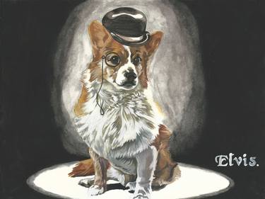 Print of Fine Art Dogs Paintings by Jeffrey Roth
