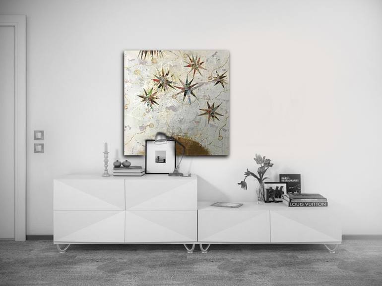 Original Fine Art Abstract Painting by Karrie Ross