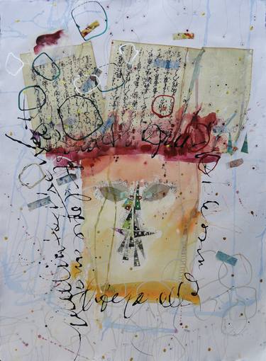 Original Conceptual Abstract Collage by Karrie Ross