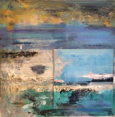 Original Abstract Expressionism Beach Paintings by Anke Richert-Korioth