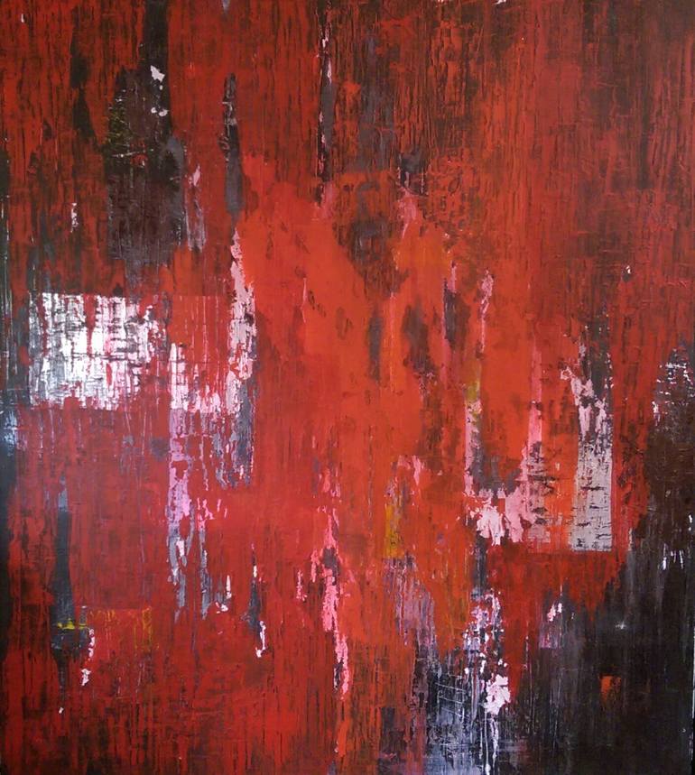 THE RED TRANSFORMATION Painting by Kseniya Lozovsky | Saatchi Art