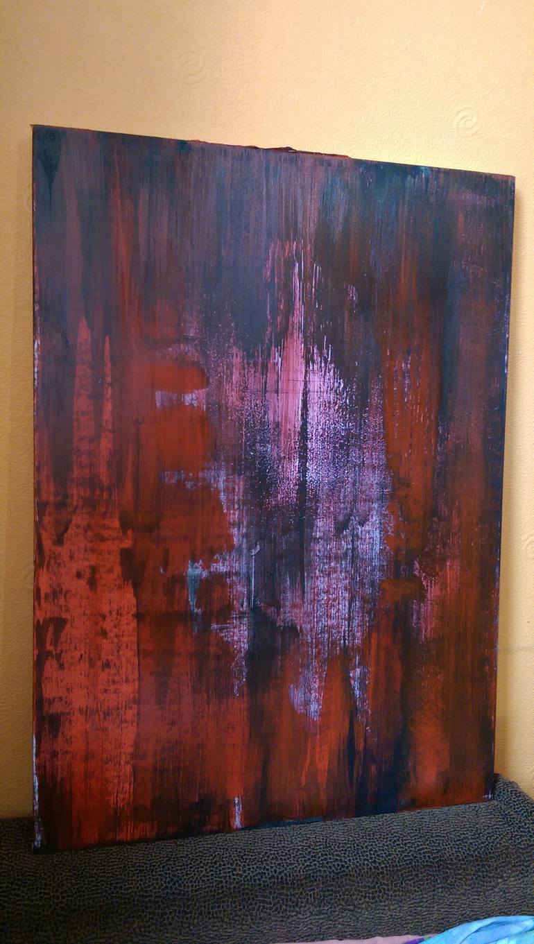Original Abstract Expressionism Abstract Painting by Kseniya Lozovsky